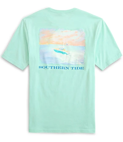 Southern Tide Center Console Short Sleeve T-Shirt