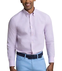 Southern Tide Charleston Amelia Island Stripe Long Sleeve Woven Shirt