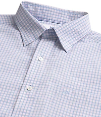 Southern Tide Charleston Crescent Beach Plaid Long Sleeve Woven Shirt