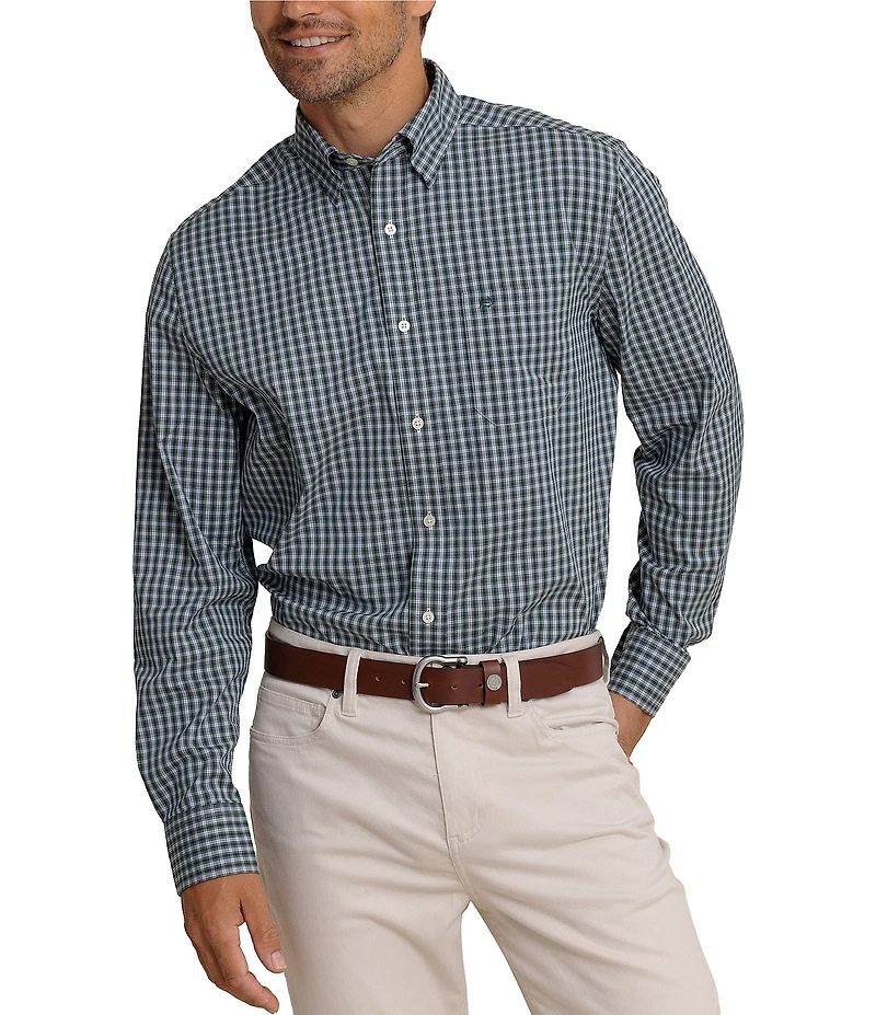 Southern Tide Charleston Gordon Tartan Long Sleeve Woven Shirt