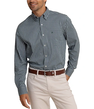 Southern Tide Charleston Gordon Tartan Long Sleeve Woven Shirt