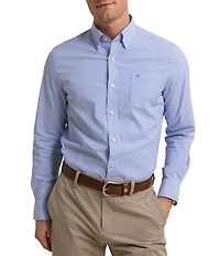Southern Tide Charleston Granby Stripe Long Sleeve Woven Shirt
