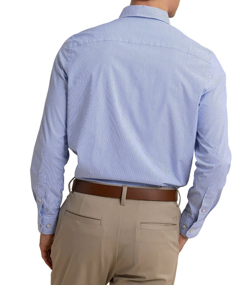 Southern Tide Charleston Granby Stripe Long Sleeve Woven Shirt