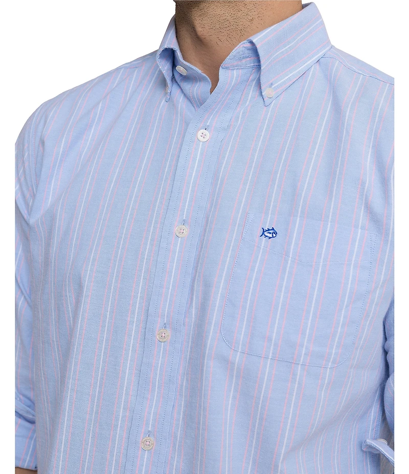 Southern Tide Charleston Oxford Beachside Long Sleeve Woven Shirt