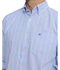 Southern Tide Charleston Oxford Beachside Long Sleeve Woven Shirt