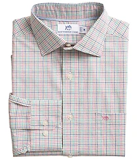 Southern Tide Charleston Plaid Long Sleeve Woven Shirt