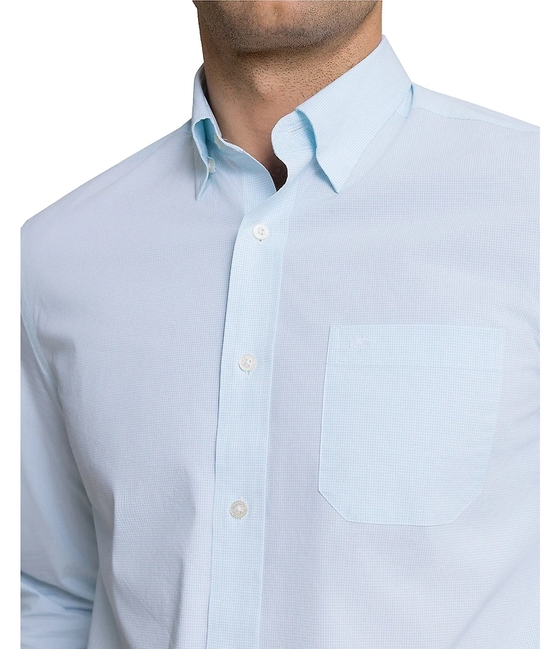 Southern Tide Charleston Screen Porch Plaid Long Sleeve Woven Shirt