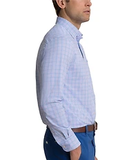 Southern Tide Coastal Breeze Edisto Island Plaid Long Sleeve Woven Shirt