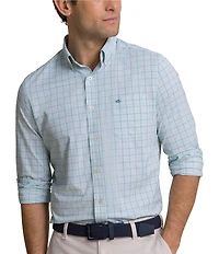 Southern Tide Coastal Breeze Edisto Island Plaid Long Sleeve Woven Shirt