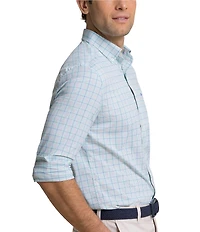 Southern Tide Coastal Breeze Edisto Island Plaid Long Sleeve Woven Shirt