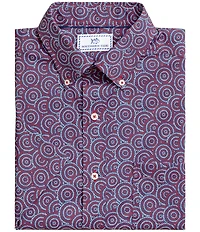Southern Tide Coastal Breeze Fireworks Short Sleeve Woven Shirt