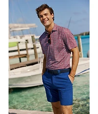 Southern Tide Coastal Breeze Fireworks Short Sleeve Woven Shirt