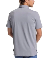 Southern Tide Coastal Breeze Heather Performance Short Sleeve Polo Shirt