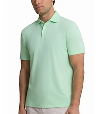 Southern Tide Coastal Breeze Heather Performance Short Sleeve Polo Shirt