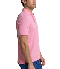 Southern Tide Coastal Breeze Heather Performance Short Sleeve Polo Shirt