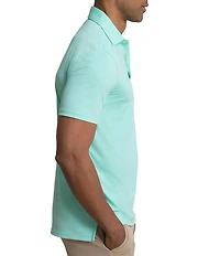 Southern Tide Coastal Breeze Heather Performance Short Sleeve Polo Shirt