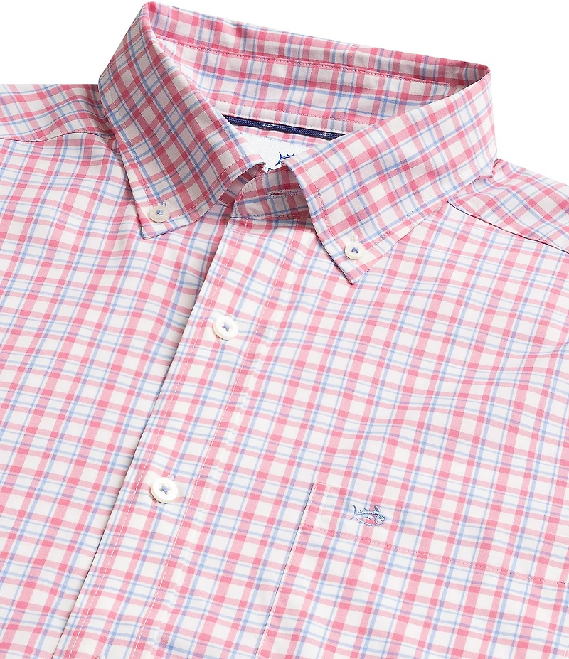 Southern Tide Coastal Breeze Maravilla Plaid Long Sleeve Woven Shirt