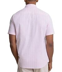 Southern Tide Coastal Breeze Marina Seersucker Short Sleeve Woven Shirt