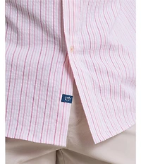 Southern Tide Coastal Breeze Marina Seersucker Short Sleeve Woven Shirt