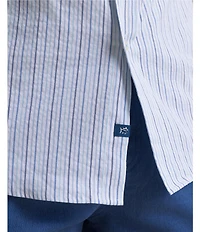Southern Tide Coastal Breeze Marina Seersucker Short Sleeve Woven Shirt