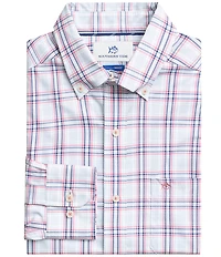 Southern Tide Coastal Breeze Schooner Cove Plaid Long Sleeve Woven Shirt