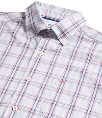Southern Tide Coastal Breeze Schooner Cove Plaid Long Sleeve Woven Shirt