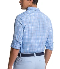 Southern Tide Coastal Breeze South Beach Plaid Long Sleeve Woven Shirt