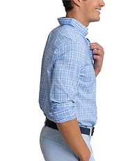 Southern Tide Coastal Breeze South Beach Plaid Long Sleeve Woven Shirt