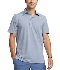 Southern Tide Coastal Breeze Stripe Short Sleeve Polo Shirt