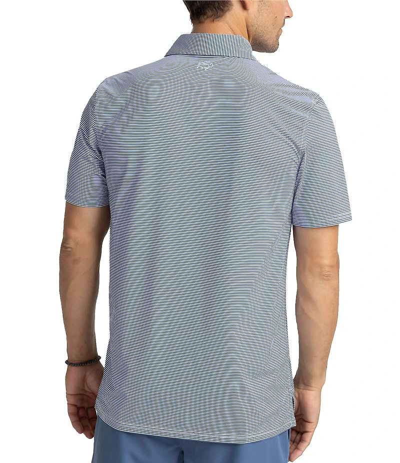 Southern Tide Coastal Breeze Stripe Short Sleeve Polo Shirt