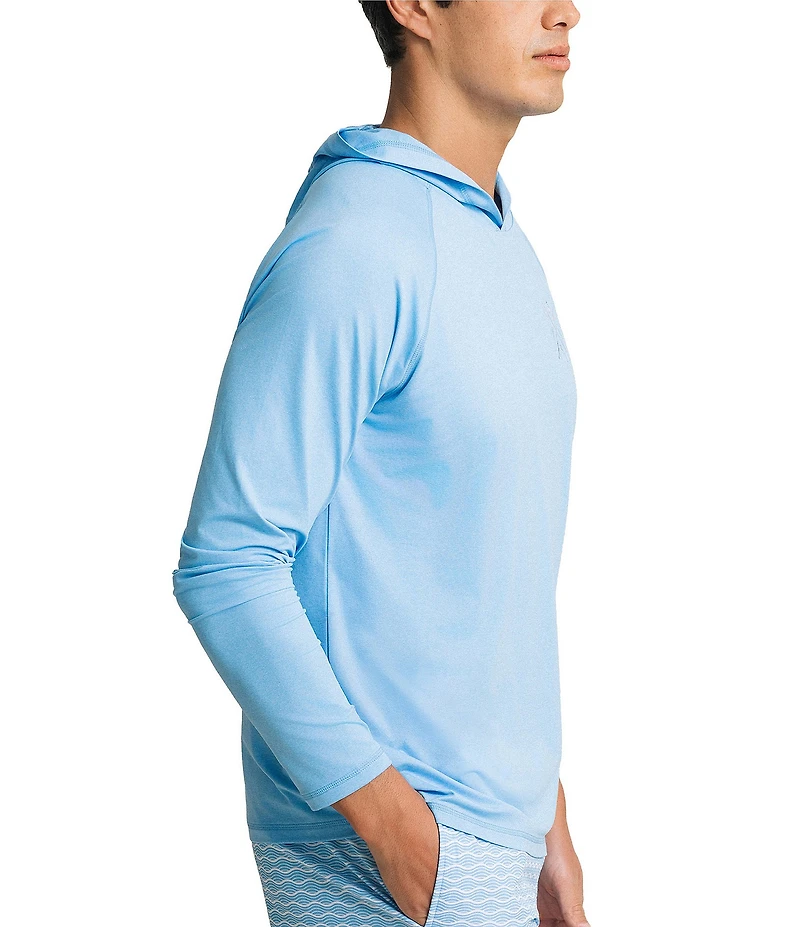 Southern Tide Crossed Lines Coastal Breeze Performance Hoodie