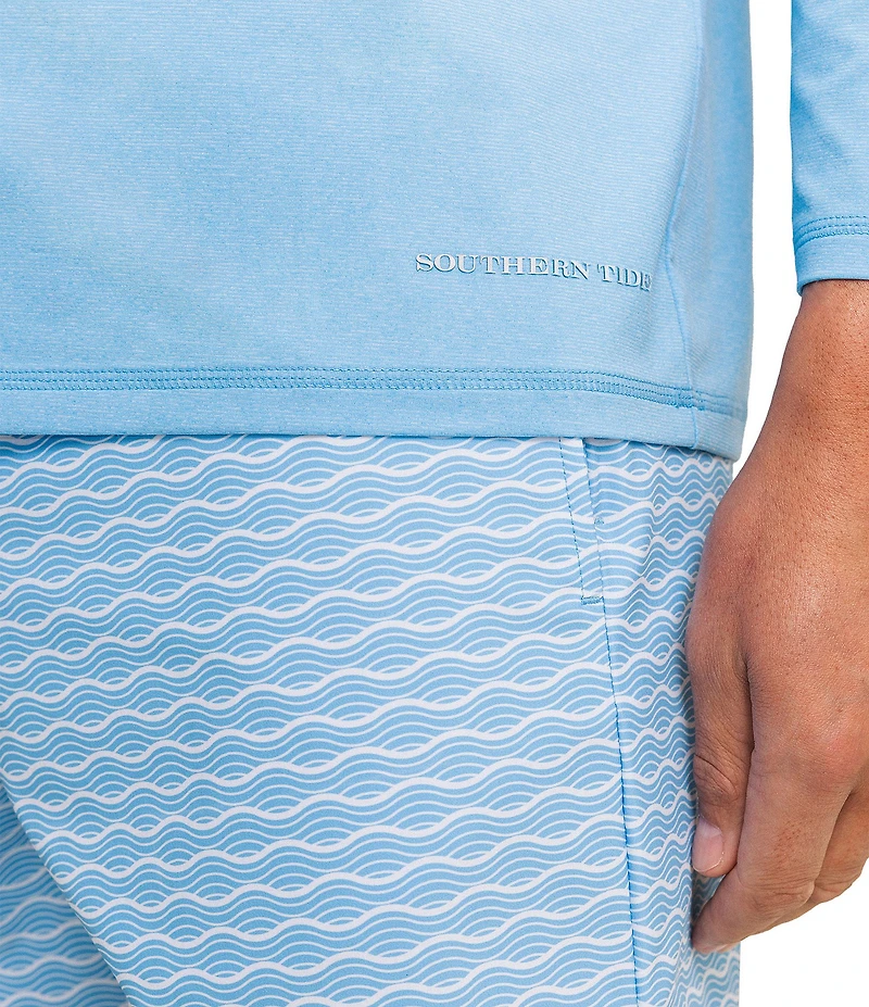 Southern Tide Crossed Lines Coastal Breeze Performance Hoodie