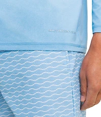Southern Tide Crossed Lines Coastal Breeze Performance Hoodie