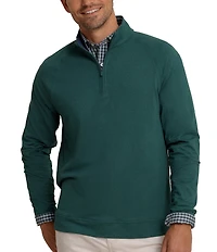 Southern Tide Cruiser Heather Solid Performance Stretch Quarter-Zip Pullover