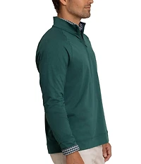 Southern Tide Cruiser Heather Solid Performance Stretch Quarter-Zip Pullover