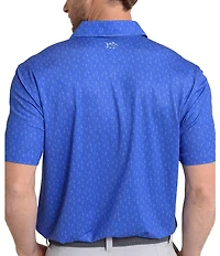 Southern Tide Driver Beers Cheers Printed Short Sleeve Polo Shirt
