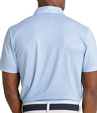 Southern Tide Driver Fin-Tastic Catch Printed Short Sleeve Polo Shirt