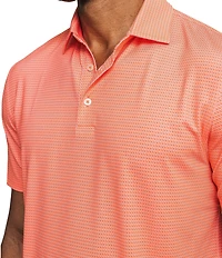Southern Tide Driver Getting Ziggy With It Printed Short Sleeve Polo Shirt
