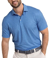 Southern Tide Driver Make It Snappy Printed Short Sleeve Polo Shirt