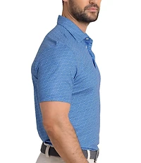 Southern Tide Driver Make It Snappy Printed Short Sleeve Polo Shirt