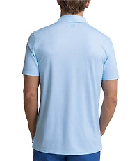 Southern Tide Driver Paradise Shores Printed Short Sleeve Polo Shirt