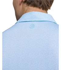 Southern Tide Driver Paradise Shores Printed Short Sleeve Polo Shirt