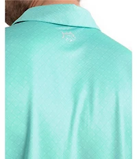 Southern Tide Driver Snazzy Scaled Printed Short Sleeve Polo Shirt