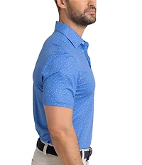 Southern Tide Driver Snazzy Scaled Printed Short Sleeve Polo Shirt