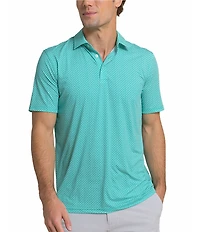Southern Tide Driver Weaving Around Short Sleeve Polo Shirt