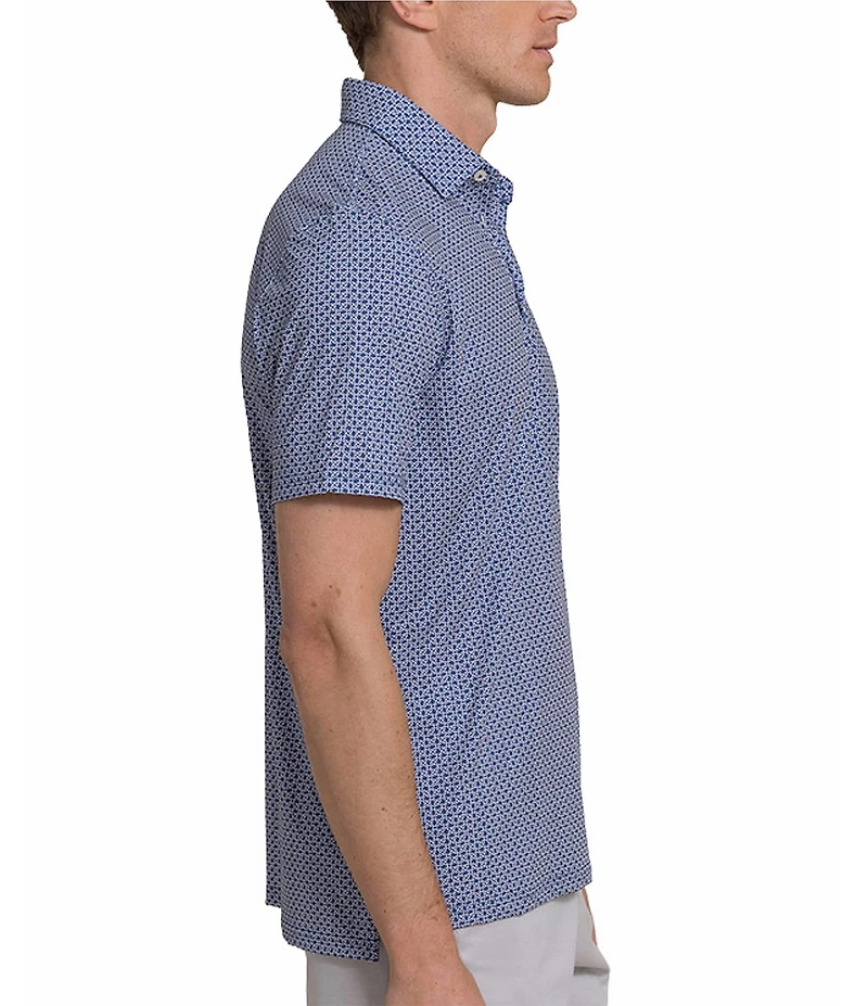 Southern Tide Driver Weaving Around Short Sleeve Polo Shirt
