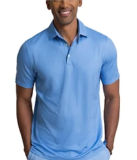 Southern Tide Driver Wild Winds Striped Short Sleeve Polo Shirt