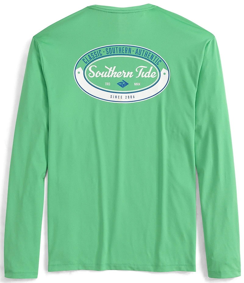 Southern Tide Est 2006 Badge Performance Stretch Long Sleeve Graphic T-Shirt