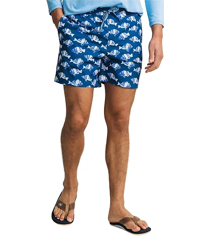 Southern Tide Feeling Fintastic Maritime Swim Trunks