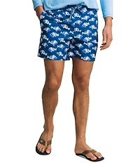 Southern Tide Feeling Fintastic Maritime Swim Trunks